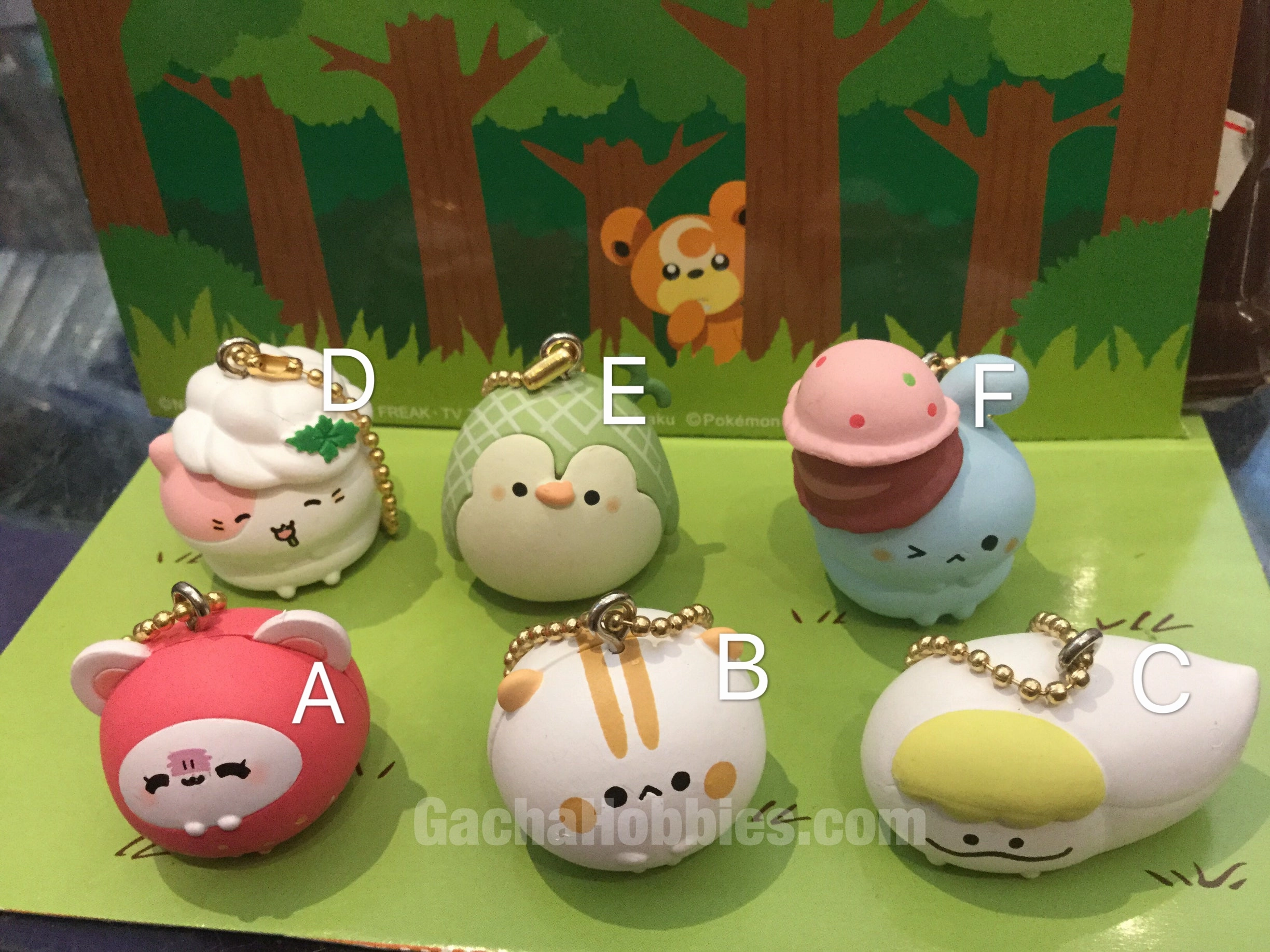 Sweets Chara Mode Figure Keychain (In-stock) Office Desk Toy Cultural Icon