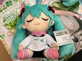 Small Stance Angle Artist Taito Hatsune Miku Small Plush Type A Nekomimi T-Shirt Ver. (In-stock)