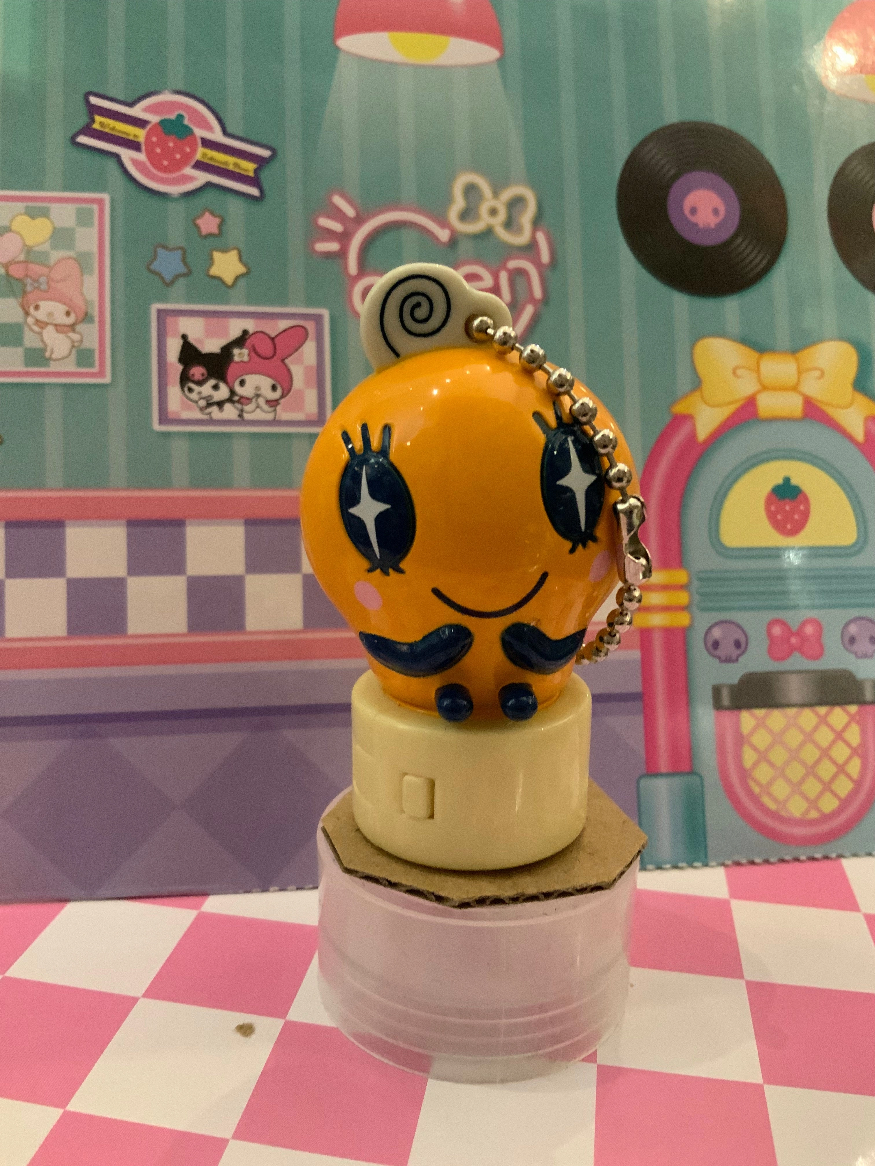 Tamagotchi Characters Light Up Figure Keychain 6 Pieces Set (In-stock) Chibi Unit