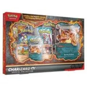 Pokemon Special Collection Charizard ex Hidden Edition Reveal Mystery Series Display