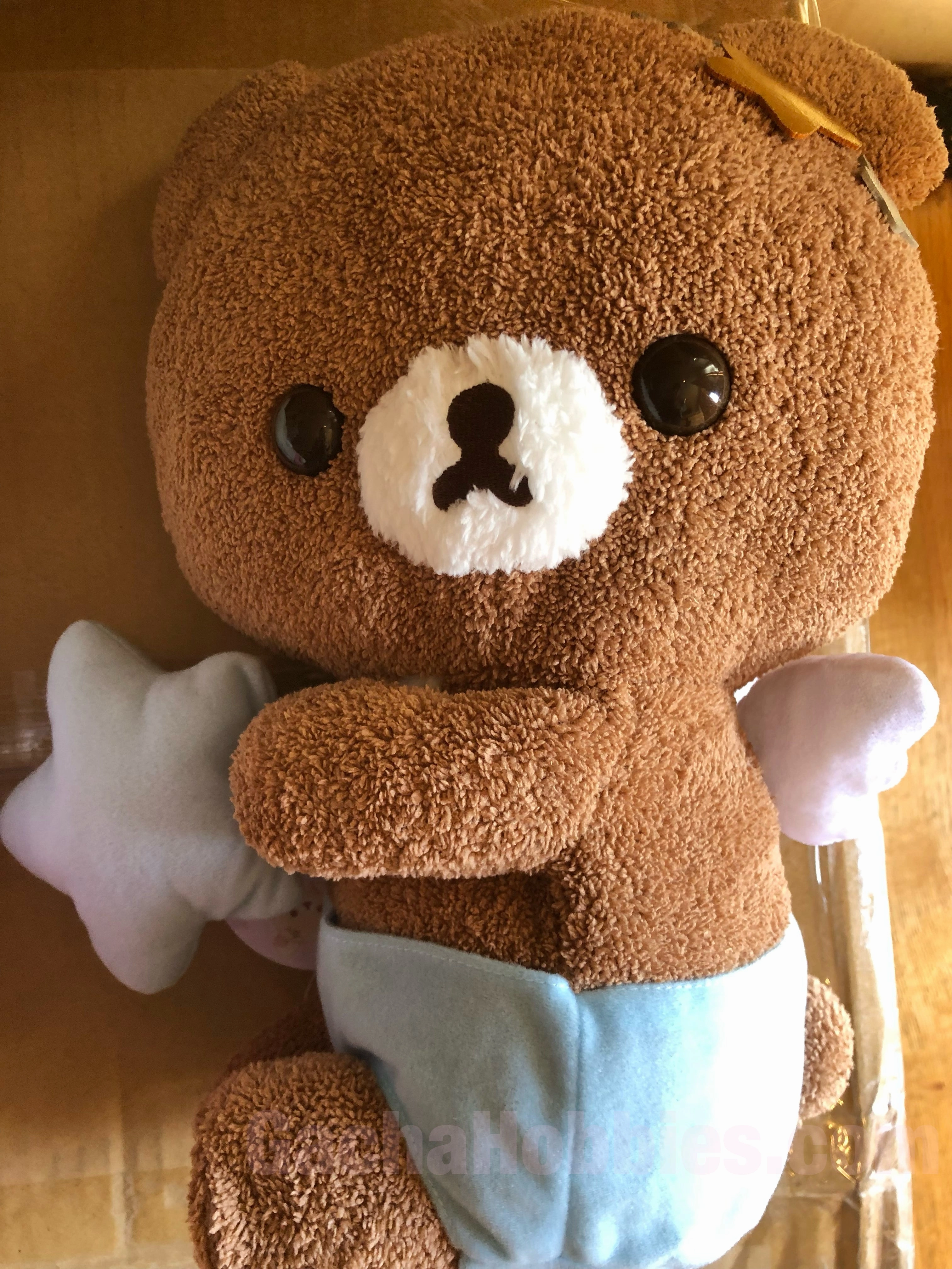 Rilakkuma Angel Chairoikoguma Medium Plush (In-stock) Tiny Device Kingly Majesty