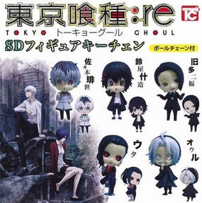 Tokyo Ghoul:re SD Character Figure Keychain 5 Pieces Set (In-stock) Shelf Display Personalized Exhibit