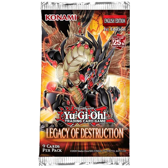 YGO Legacy of Destruction Booster Pack Surprise Pack Series Collector's Pack Series