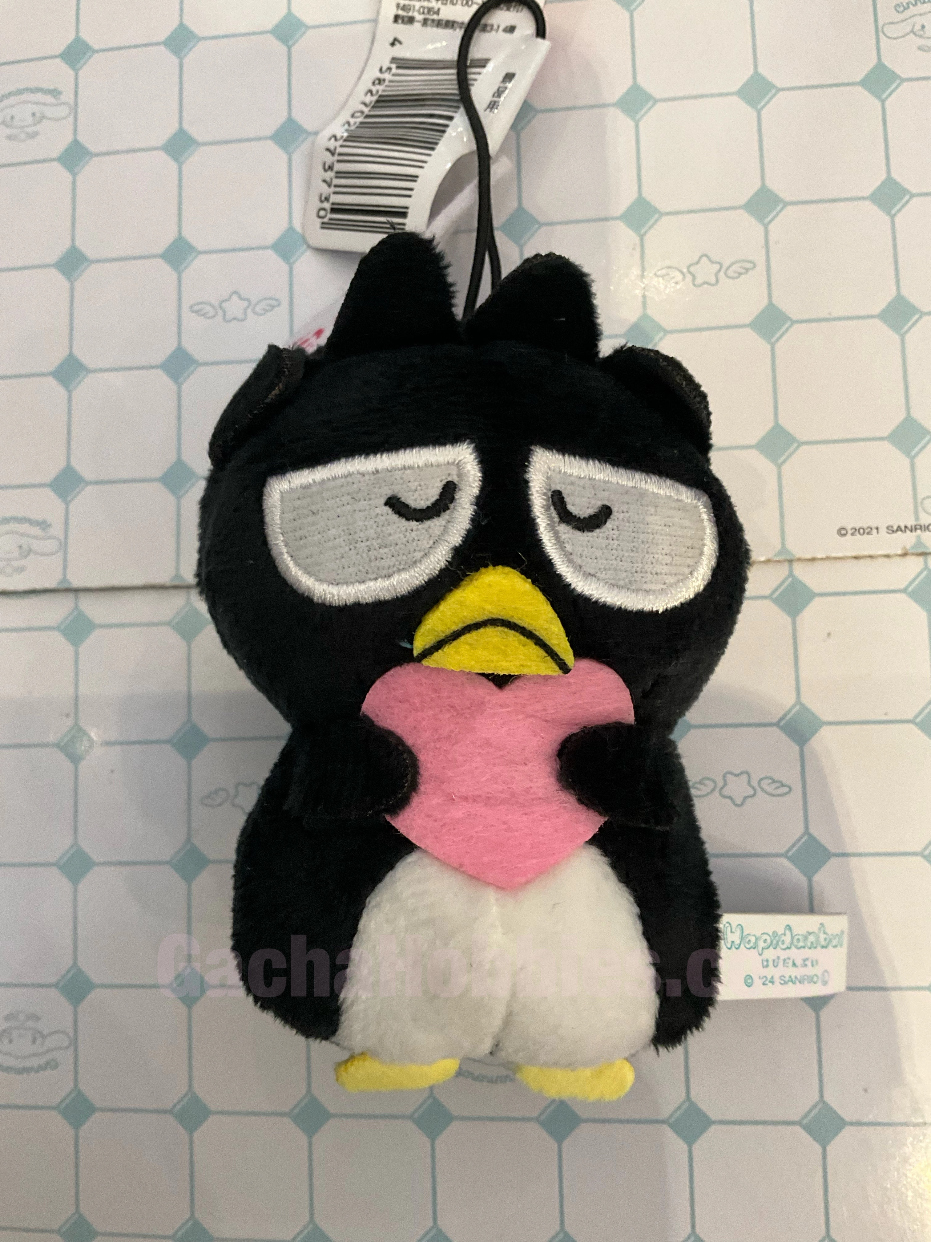 Sanrio Hapidanbui Badtz-Maru Leisure Time Small Plush Keychain (In-stock) Investor Group Assortment Artist