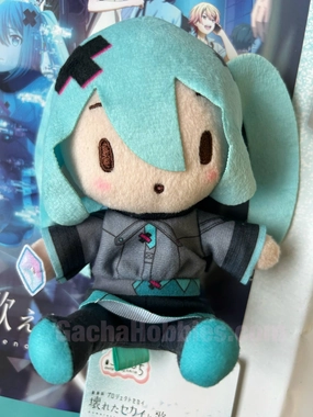 Sega HATSUNE MIKU Project SEKAI THE MOVIE Kowareta SEKAI to Utaenai MIKU Hatsune Miku Small Plush Keychain (In-stock) Top Quality
