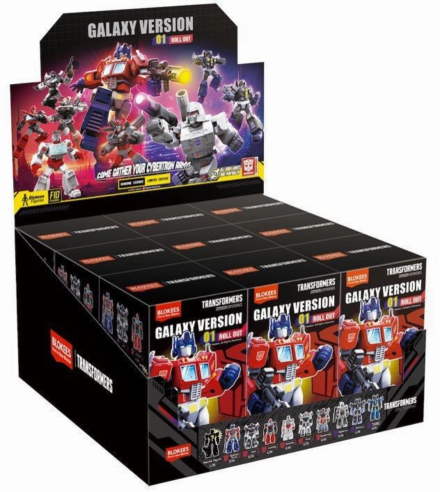 Transformers Blokees Galaxy Version 01 Roll Out Figure (Box Of 9) Global Appeal