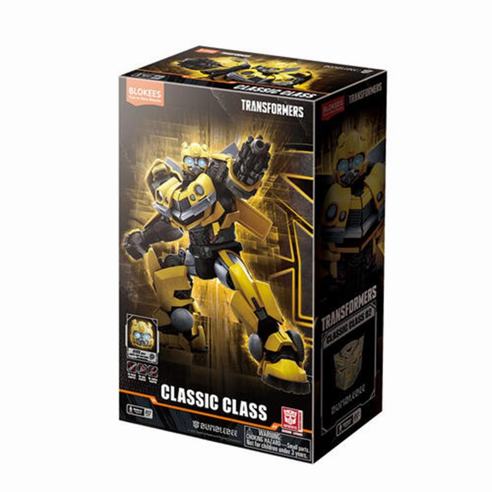 Transformers Bumblebee Blokees Figure - Classic Class(CC) 02 - Luminous Eyes Train Model