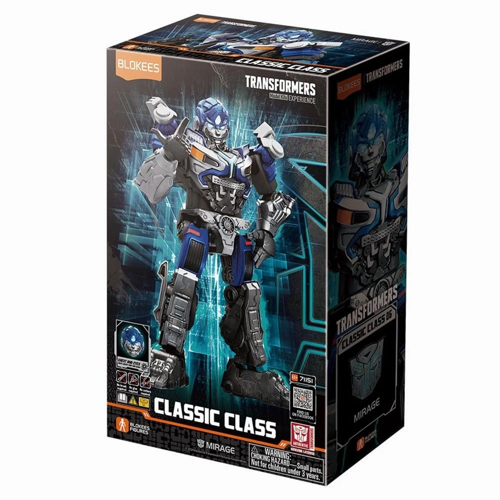 Transformers Classic Class(CC) 06 Mirage Model Kit - Luminous Eyes & Chest Bird Model