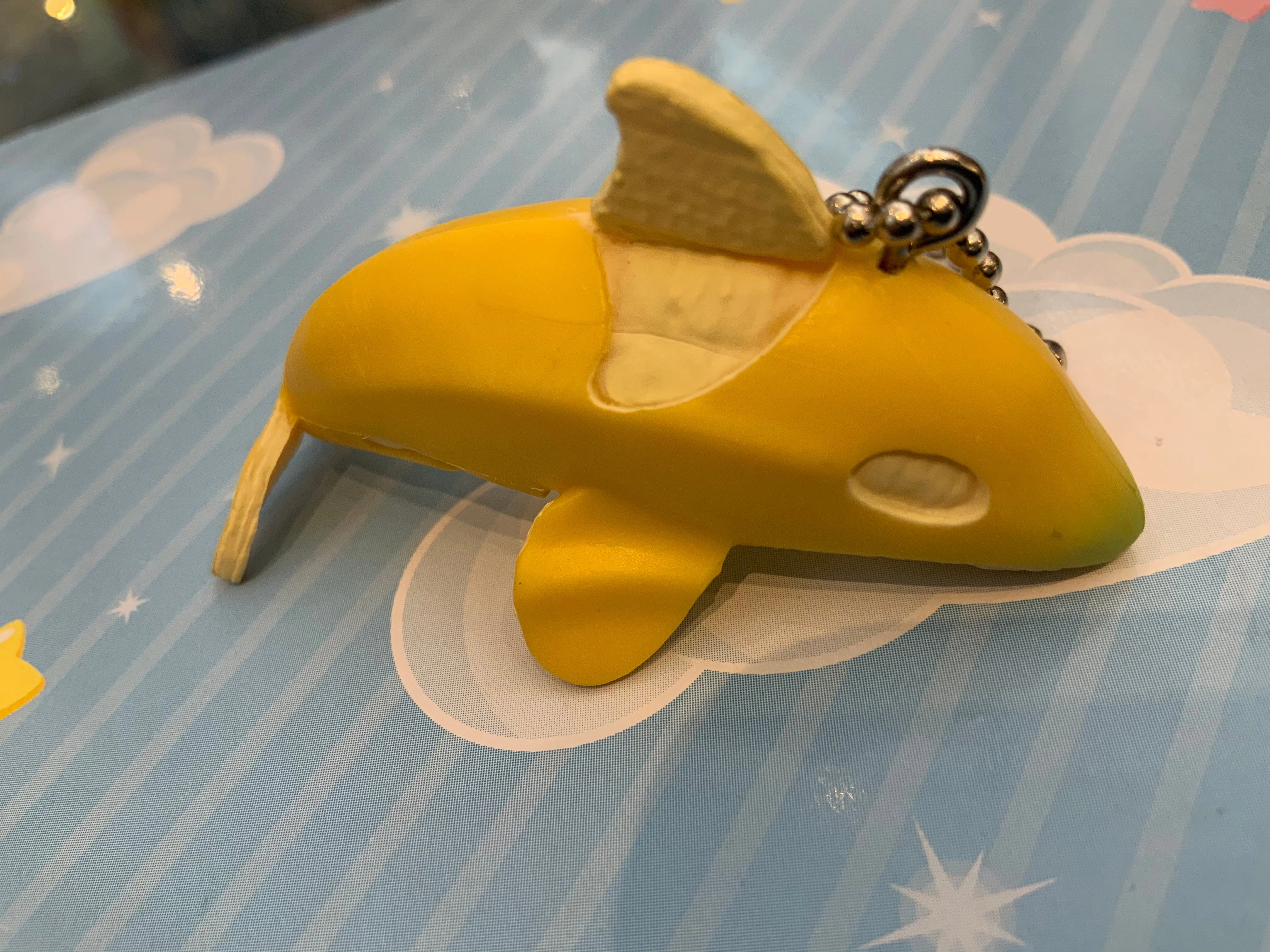 Banana Marine Life Figure Keychain 6 Pieces Set (In-stock) Airplane Replica