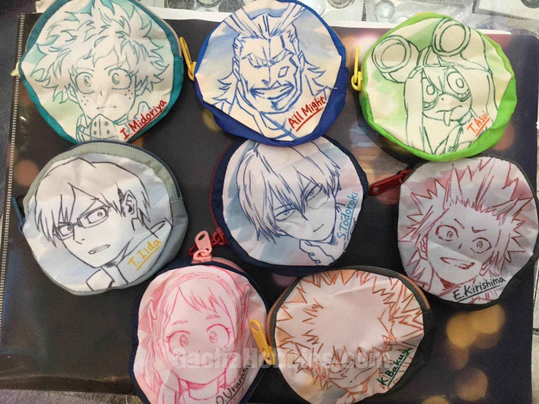 Modular Design Construction Vehicle My Hero Academia Mini Pouch 8 Pieces Set (In-stock)