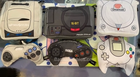 Balcony Decoration Special Edition Sega Game Console & Controller Pouch Bags 6 Piece Set (In Stock)