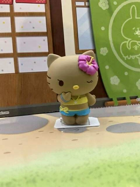 Totem Animal Gaming Collectible Sanrio Characters Summer Beach Days Small Figure 5 Pieces Set (In-stock)