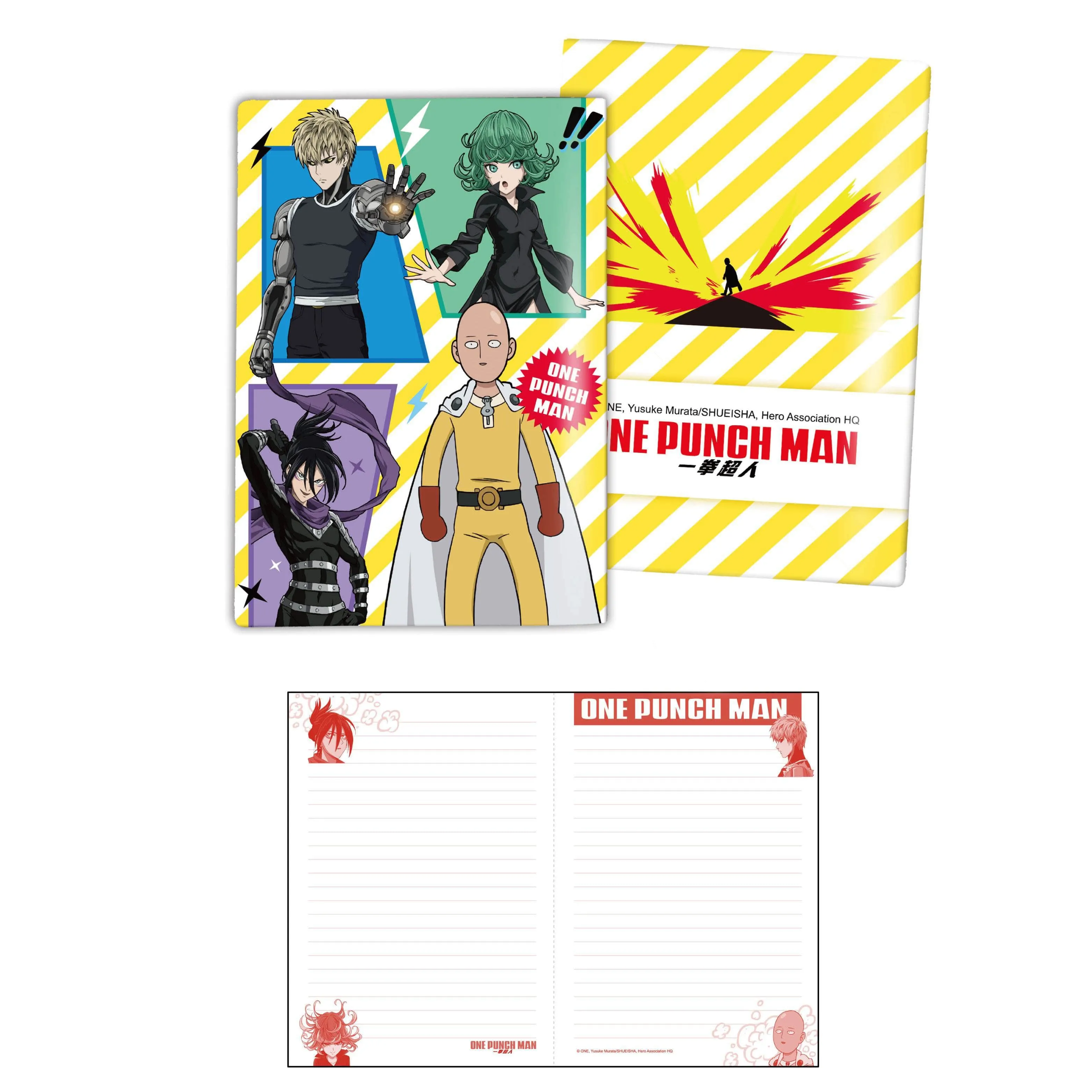 One Punch Man Heroes Notebook Premium Merchandise