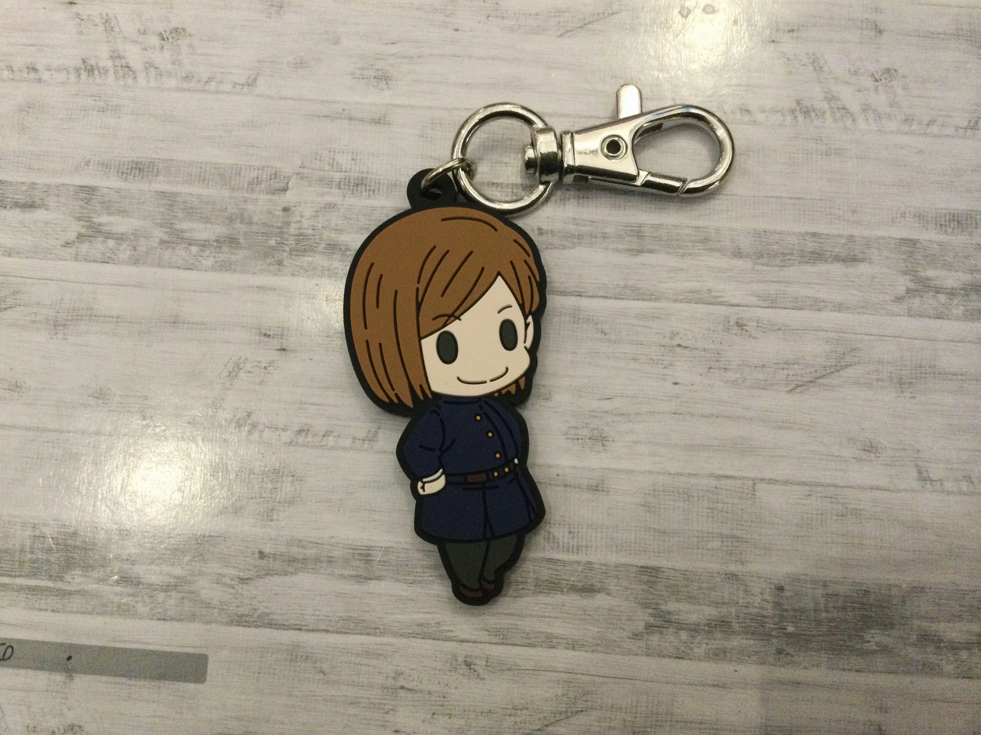 Japanese Anime Miniature Showcase Jujutsu Kaisen Kapsel Rubber Keychain Vol.1 8 Pieces Set (In-stock)