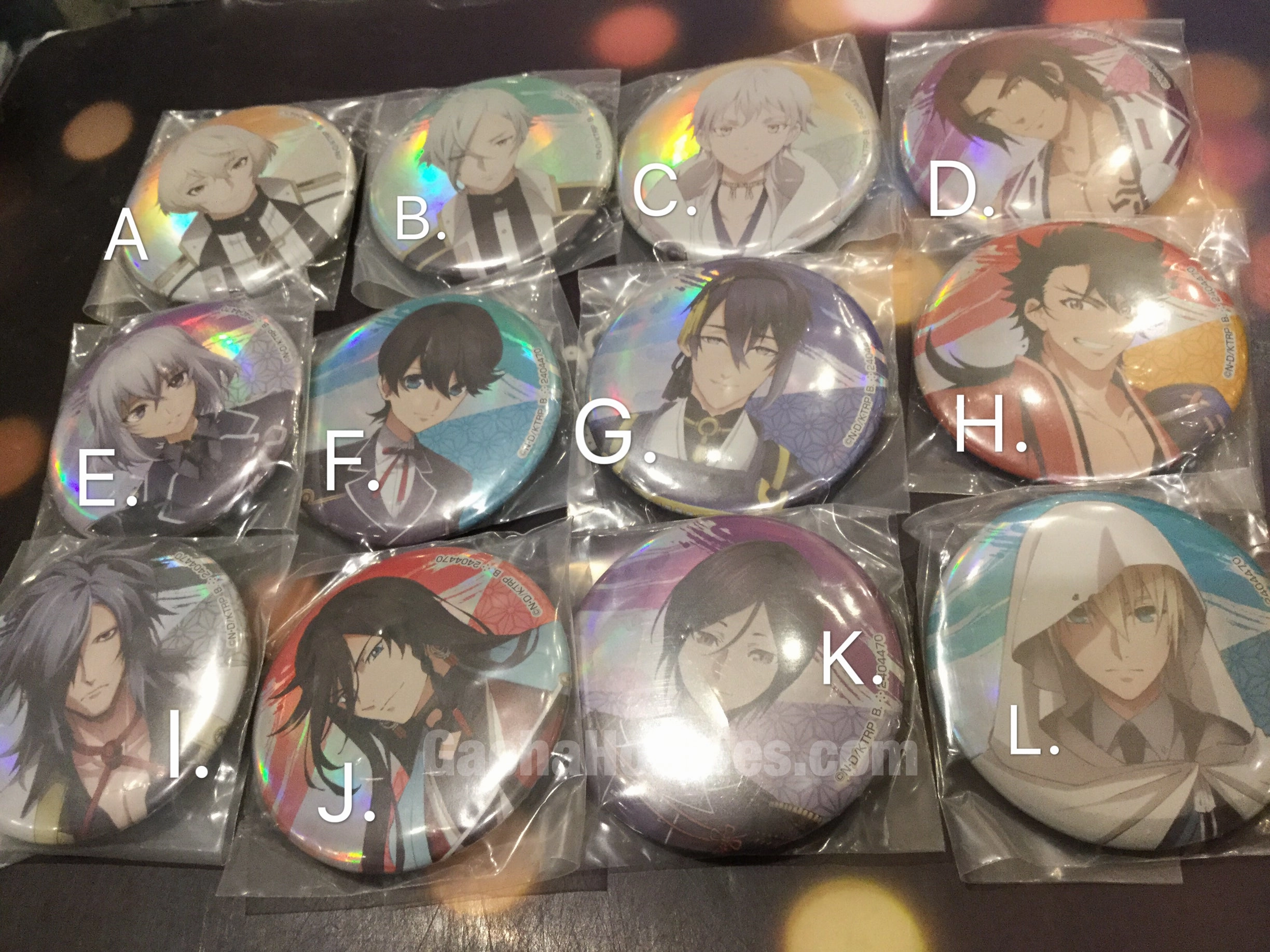 Touken Ranbu Animation Ver. Badges NFC Feature