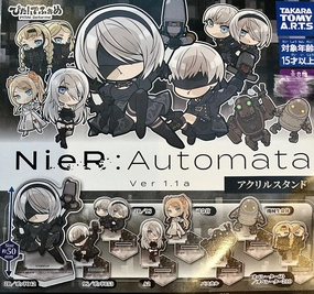Cartoonish Design NieR Automata Ver 1.1a Characters Chibi Acrylic Stand 8 Pieces Set (In-stock)
