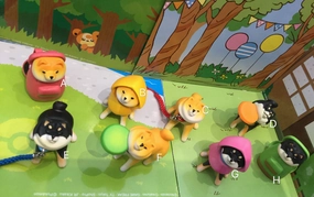 Animal Attraction Shiba Inu Rejection Figure 8 Pieces Set (In-stock) Terrace Accent