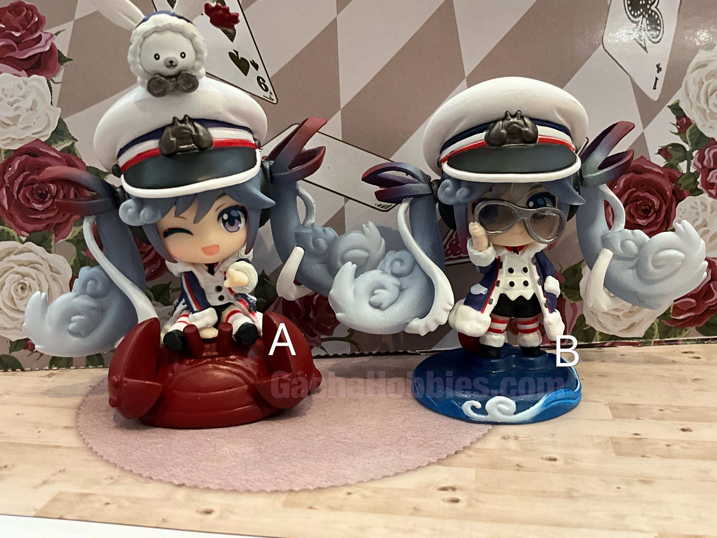 Vocaloid Snow Miku 2022 Grand Voyage Chibi Figure 2 Pieces Set Limited (In-stock) Vinyl Object
