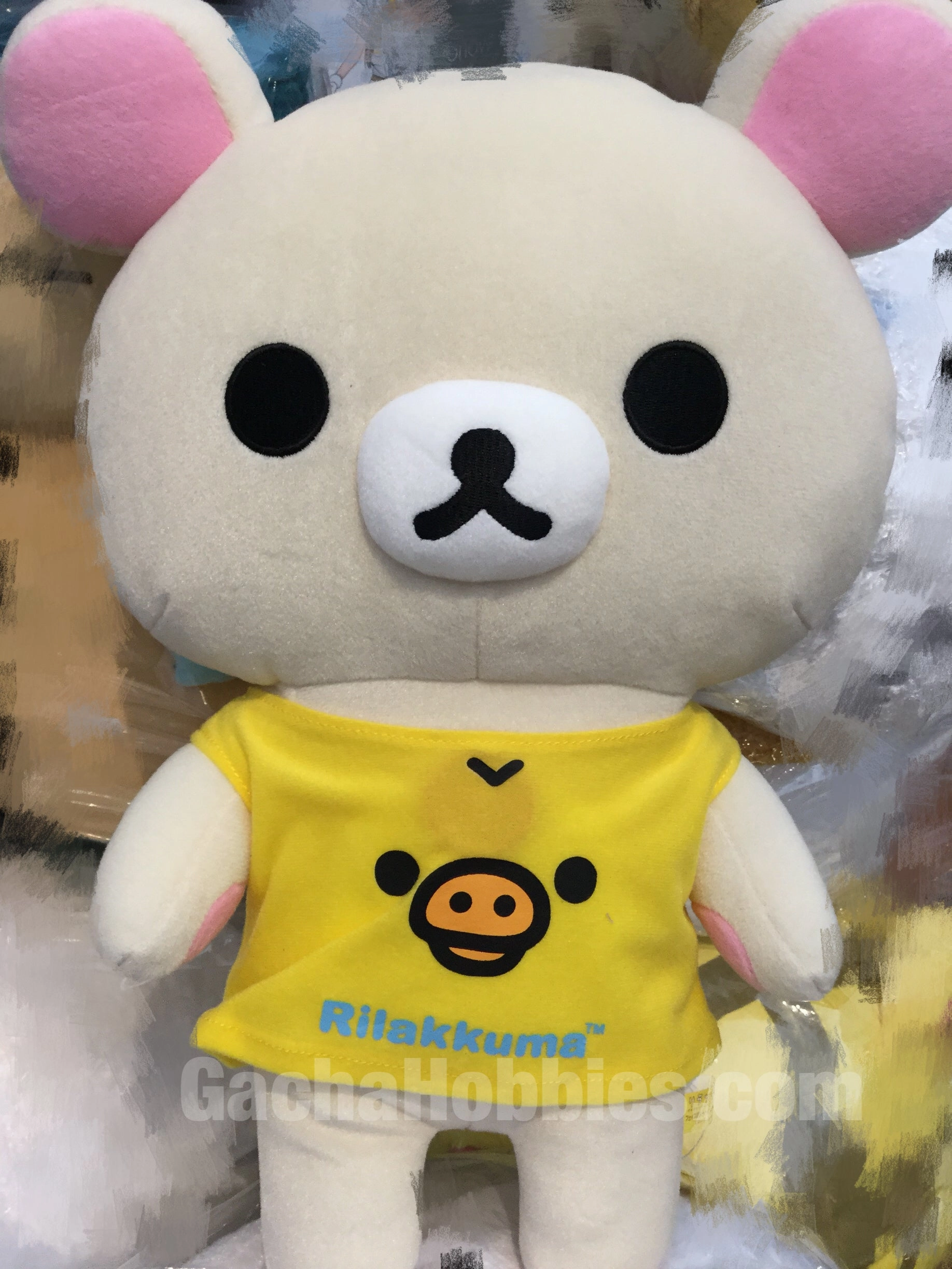 Victorian Era White Rilakkuma Korilakkuma wearing Kiiroitori Chick T-shirt Plush (In-stock)