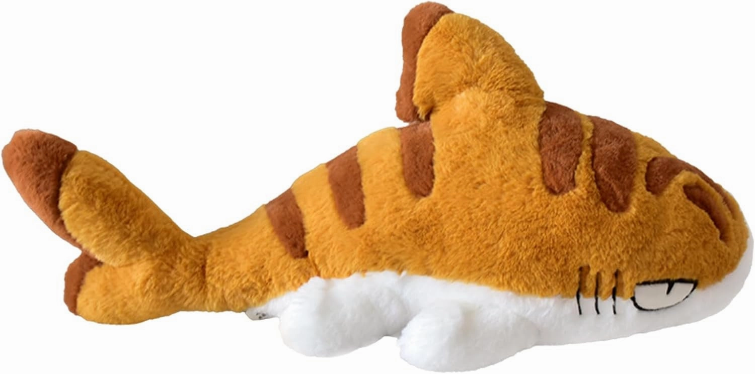 Fantasy Showcase Sharkitty Shark Cat Plush Doll - Big Orange Shark Cat 50cm