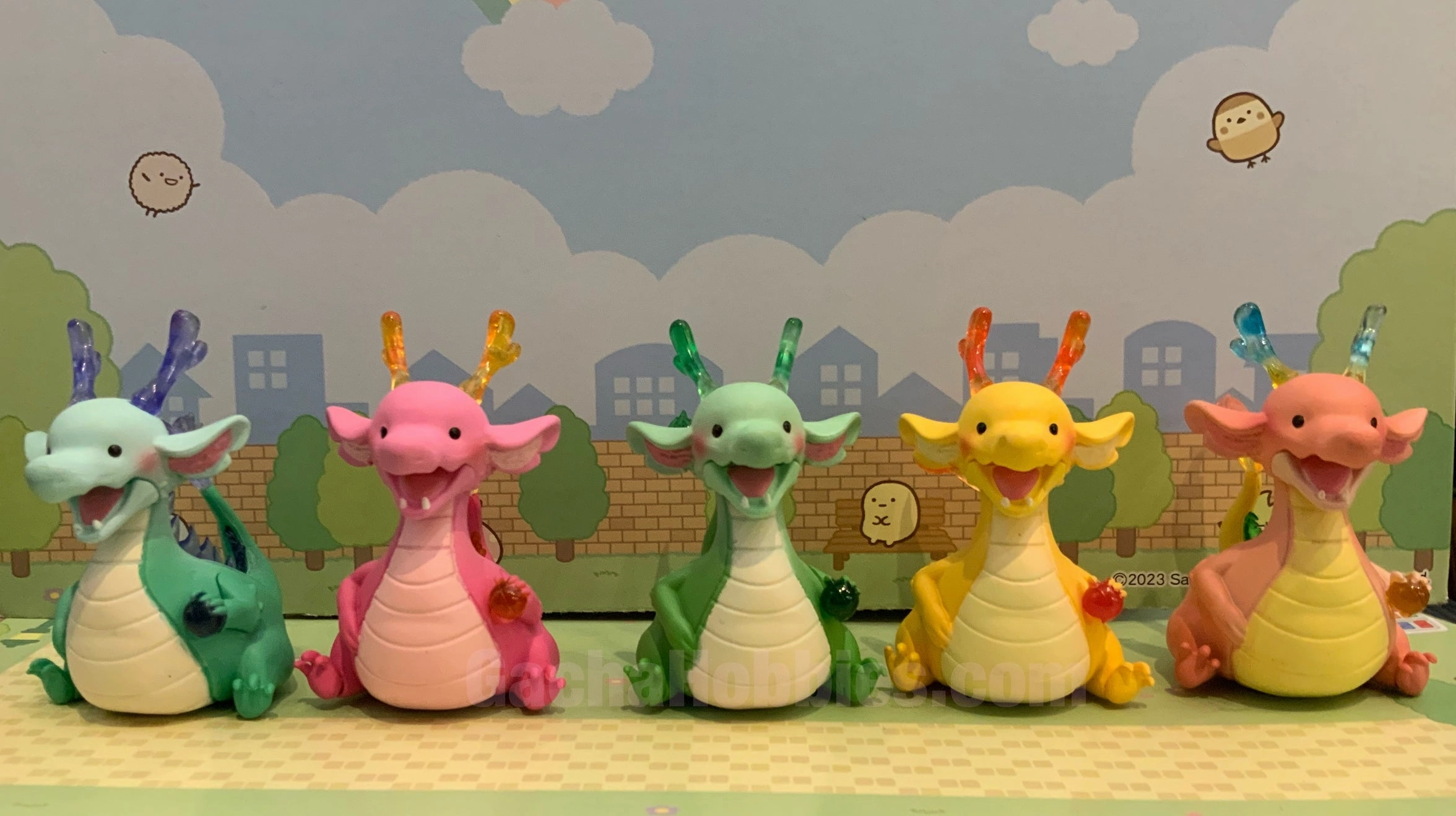 Year of Dragon Colourful Dragon-san Small Figure 5 Pieces Set (In-stock) Adventure Character Collectible Creation