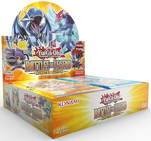 Mystery Edition Release YGO BATTLES OF LEGEND MONSTER MAYHEM BOOSTER BOX