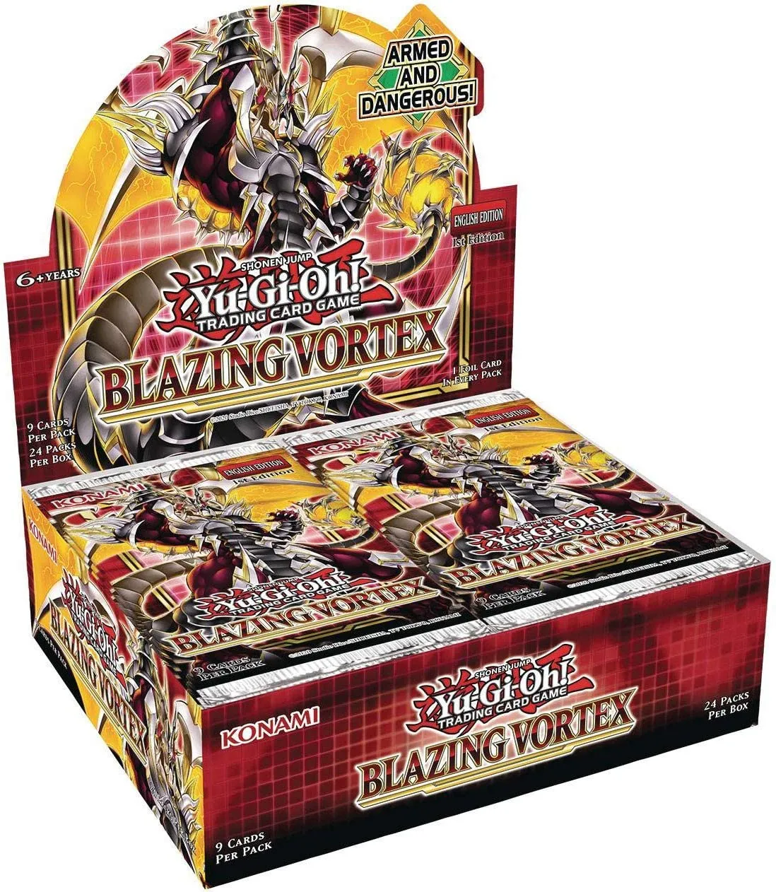 Limited Decor stress relief YGO Blazing Vortex Booster Box (24 Packs)