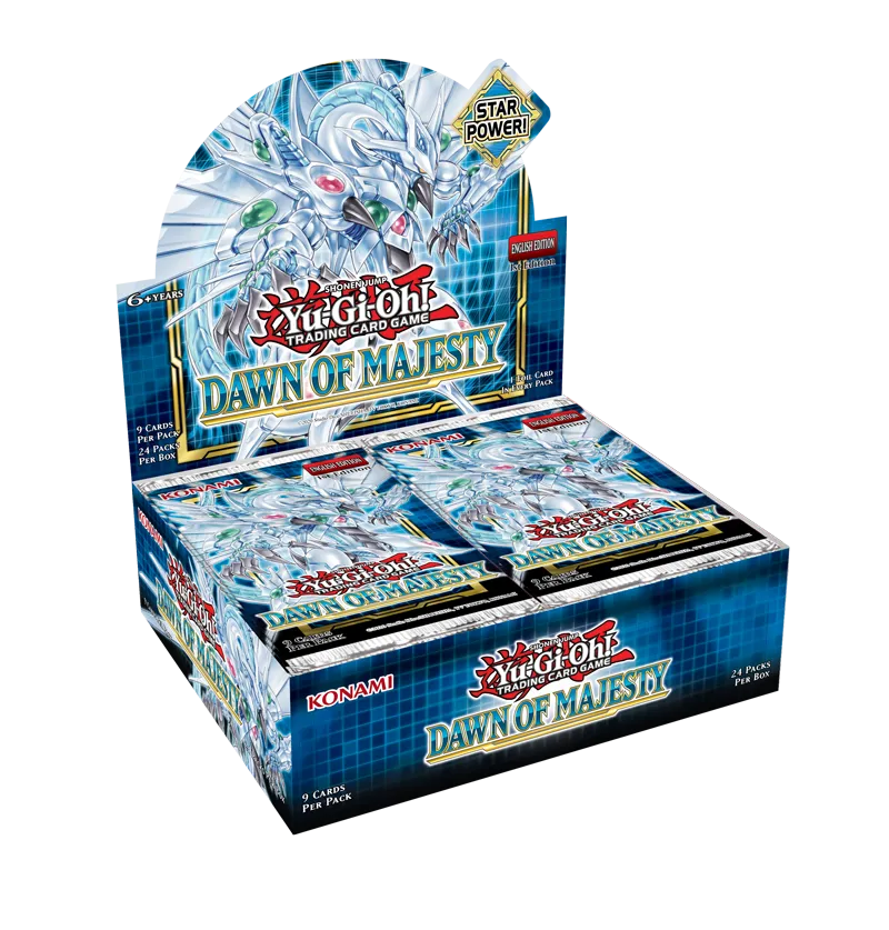 YGO Dawn Of Majesty Booster Box (24 Packs) Secret Miniature Box Collectible Find Series
