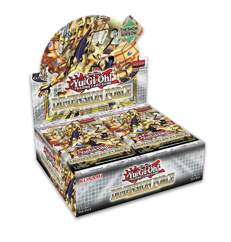 Limited Edition Drop YGO Dimension Force Booster Box (24 Packs)