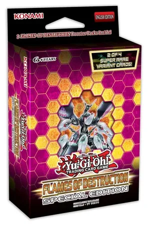 YGO Flames Of Destruction Special Edition Limited Series Display