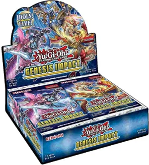 Surprise Series Display Toy Enthusiast Gift YGO Genesis Impact Booster Box  (24 Packs)