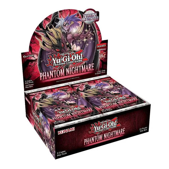 Collectible Drop Opening YGO Phantom Nightmare Booster Box (24 Packs)
